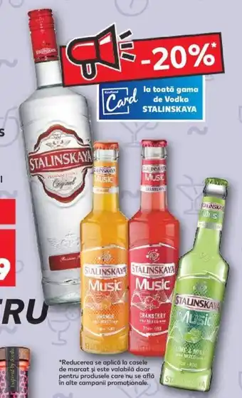 STALINSKAYA la toată gama de Vodka STALINSKAYA