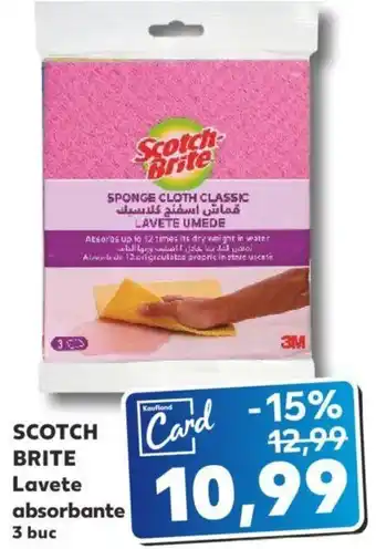 SCOTCH BRITE Lavete absorbante 3 buc