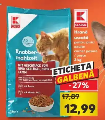 Kaufland Kaufland classic Hrană uscată 2 kg Ofertă