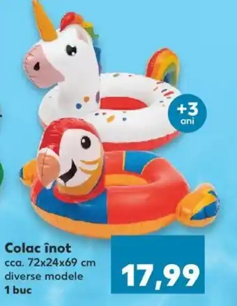 Colac înot cca. 72x24x69 cm diverse modele 1 buc