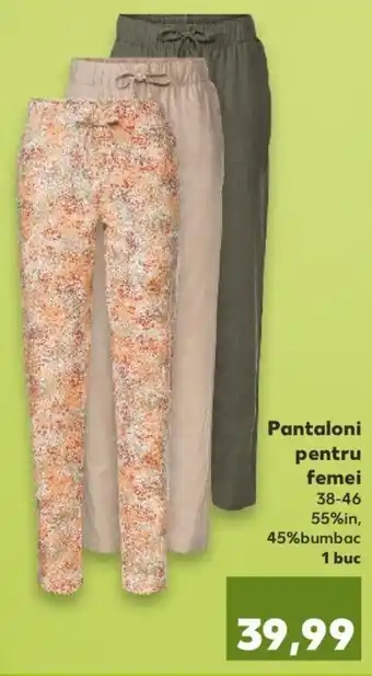 Oyanda Pantaloni pentru femei 55%in, 45%bumbac 1 buc