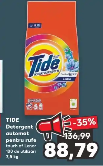 Kaufland TIDE Detergent automat pentru rufe touch of Lenor 100 de utilizări 7,5 kg Ofertă