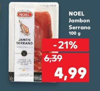 Kaufland NOEL Jambon Serrano 100 g Ofertă