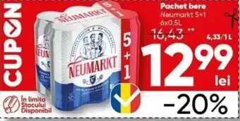 NEUMARKT Pachet bere 5+1 6x0,5L