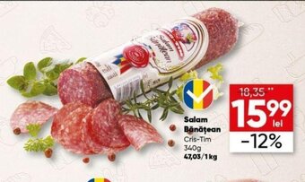 PROFI Cris-Tim Salam Bănăţean 340g Ofertă