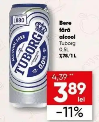 PROFI Bere fără alcool Tuborg 0,5L Ofertă
