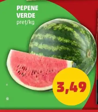 Penny PEPENE VERDE preț/kg Ofertă