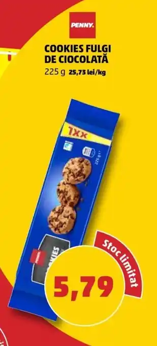 Penny PENNY COOKIES FULGI DE CIOCOLATĂ 225 g Ofertă