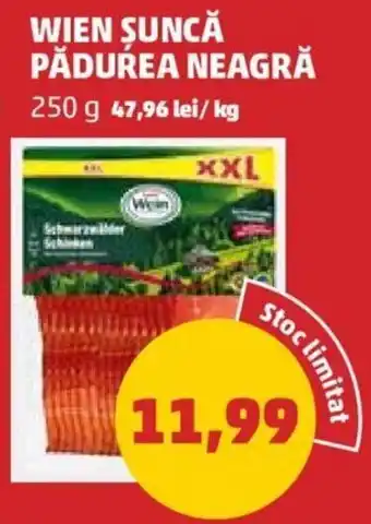 Penny WIEN ŞUNCĂ PĂDUREA NEAGRĂ 250g Ofertă