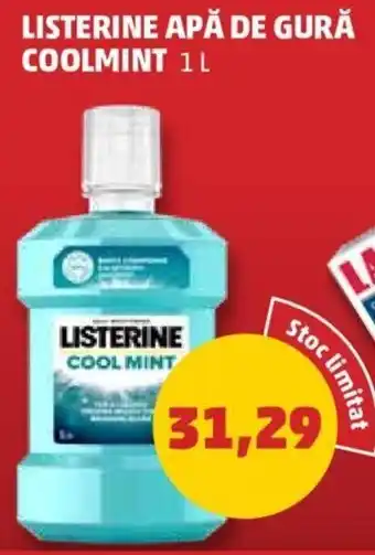 Penny LISTERINE APĂ DE GURĂ LACALUT FLORA COOLMINT 1l Ofertă