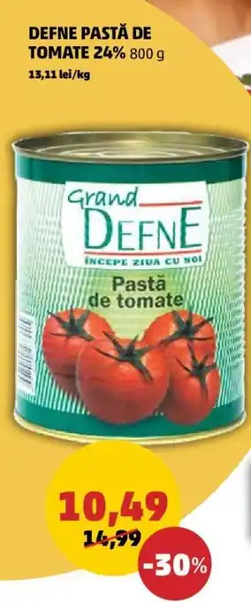 Penny DEFNE PASTĂ DE TOMATE 24% 800 g Ofertă