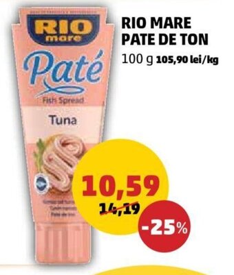 Penny RIO MARE PATE DE TON 100g Ofertă