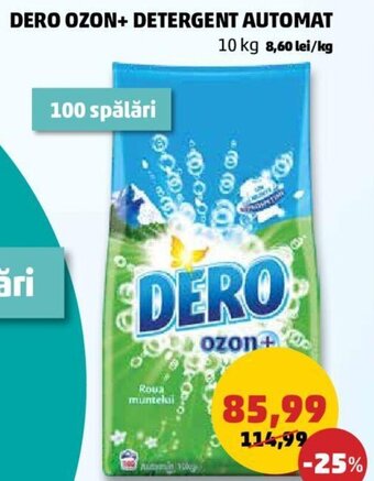 Penny DERO OZON+ DETERGENT AUTOMAT 10 kg Ofertă