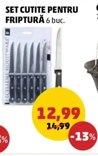 Penny SET CUTITE PENTRU FRIPTURĂ 6 buc. Ofertă