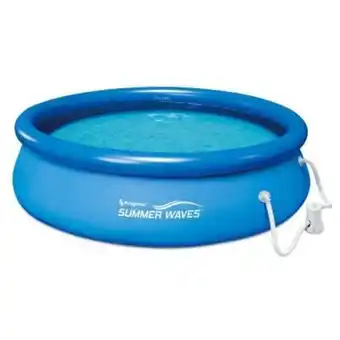 Piscina cu inel gonflabil cu pompa de filtrare summer waves quick, 305 x 76 cm