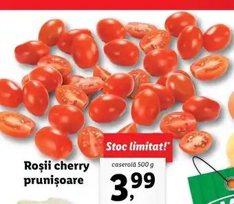 Lidl PIATA Lidl Roşii cherry prunișoare caserolă 500 g Ofertă