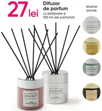Difuzor de parfum cu betisoare şi 150 ml ulei parfumat