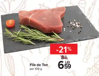 Carrefour File de Ton per 100 g Ofertă
