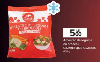Carrefour CARREFOUR CLASSIC Amestec de legume cu broccoli 450 g Ofertă