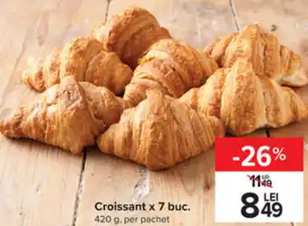 Carrefour Croissant x 7 buc. 420 g. per pachet Ofertă
