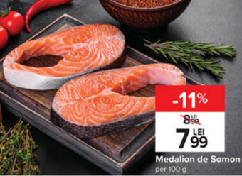 Carrefour Medalion de Somon per 100 g Ofertă