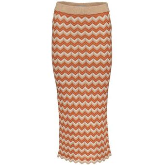Midi skirt with slit