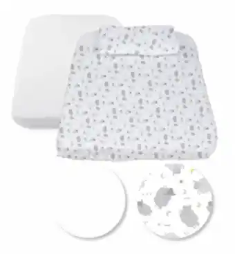 Chicco Set lenjerie patut chicco next2me, 3 piese, greysheep (gri), 0luni+ Ofertă