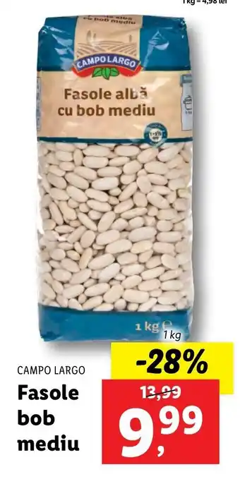 Lidl CAMPO LARGO Fasole bob mediu 1 kg Ofertă