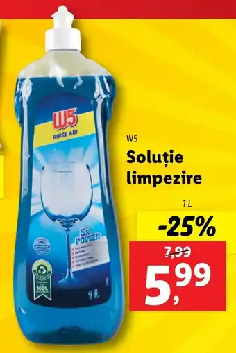 Lidl W5 Soluție limpezire 1L Ofertă