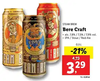 Lidl STEAM BREW Bere Craft Ofertă