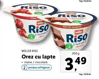Lidl MÜLLER RISO Orez cu lapte 200g Ofertă