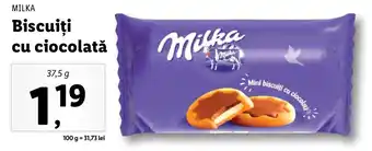 Lidl MILKA Biscuiţi cu ciocolată 37.5g Ofertă
