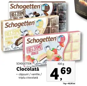 Lidl SCHOGETTEN Ciocolată 100g Ofertă