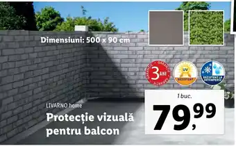 Lidl LIVARNO home Protecţie vizuală pentru balcon 1 buc. Ofertă
