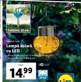Lidl LIVARNO home Lampă solară cu LED 1 buc. Ofertă