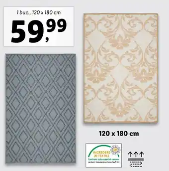 Lidl LIVARNO home Covor pentru exterior 120 x 180cm 1 buc Ofertă
