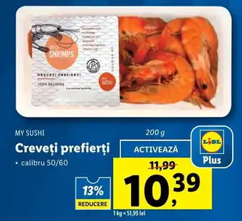 MY SUSHI Creveţi prefierţi 200g