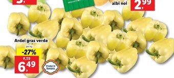 Lidl PIATA Lidl Ardei gras verde per kg Ofertă