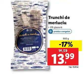 Lidl Trunchi de merluciu 900g Ofertă