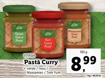 VITASIA Pastă Curry 195g