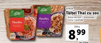 Lidl VITASIA Tăiței Thai cu sos 330g Ofertă