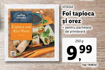 VITASIA Foi tapioca şi orez 250g