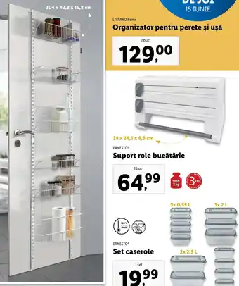 Lidl LIVARNO home Organizator pentru perete și ușă 1 buc. Ofertă