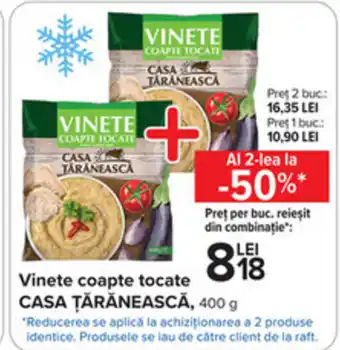 Carrefour Vinete coapte tocate CASA ŢĂRĂNEASCĂ, 400 g Ofertă