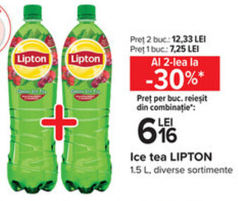 Carrefour Ice tea LIPTON 1.5l Ofertă