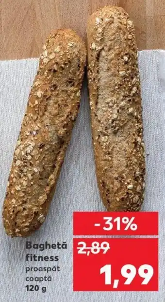 Baghetă fitness proaspăt coaptă 120g