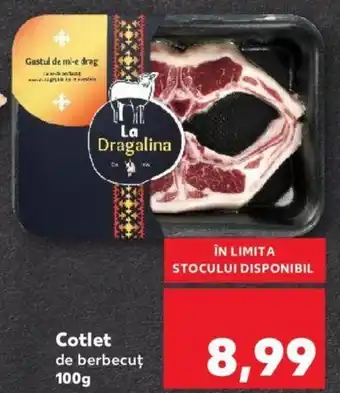 Kaufland Cotlet de berbecut 100g Ofertă