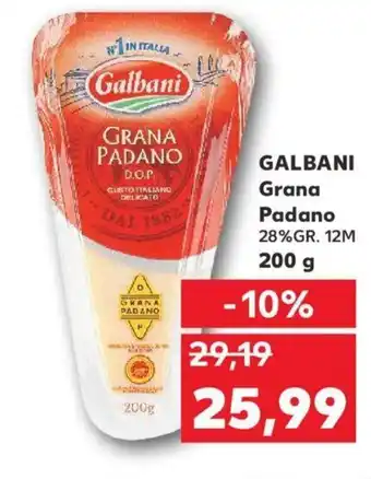 Kaufland GALBANI Grana Padano 200g Ofertă