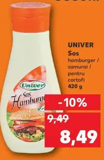 Kaufland UNIVER Sos hamburger / samurai / pentru cartofi 420g Ofertă