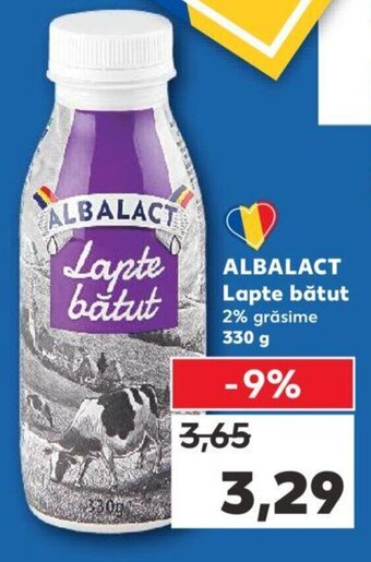 Kaufland ALBALACT Lapte bătut 2% grăsime 330 g Ofertă